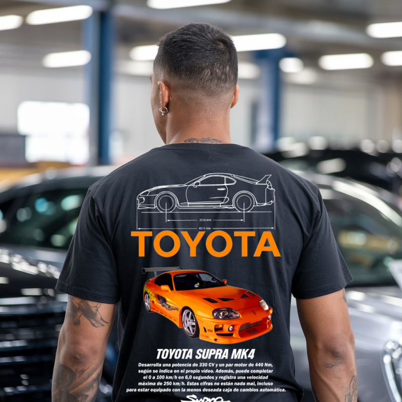 Camiseta Oversized Toyota Supra MK4