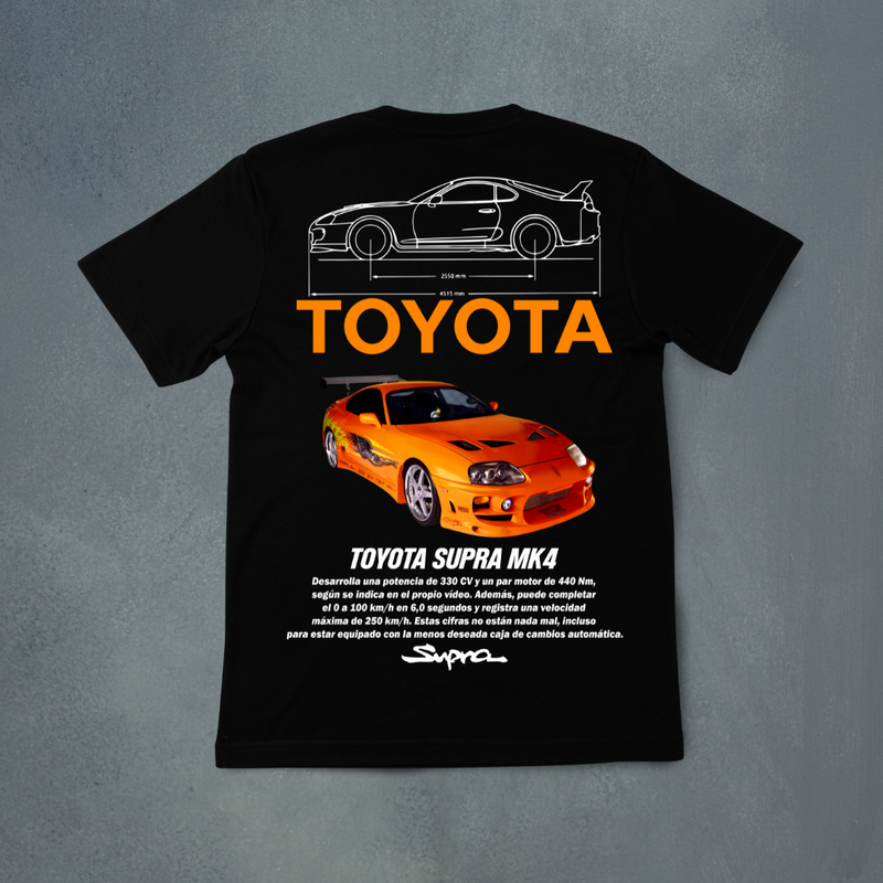 Camiseta Oversized Toyota Supra MK4