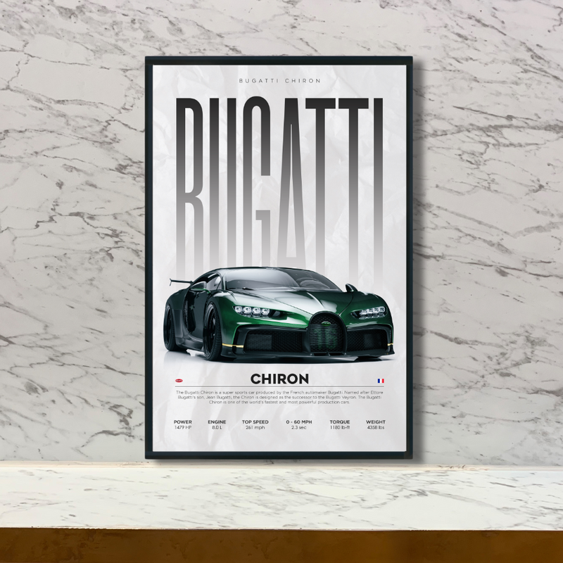 Quadro Premium 2x3 Bugatti Chiron