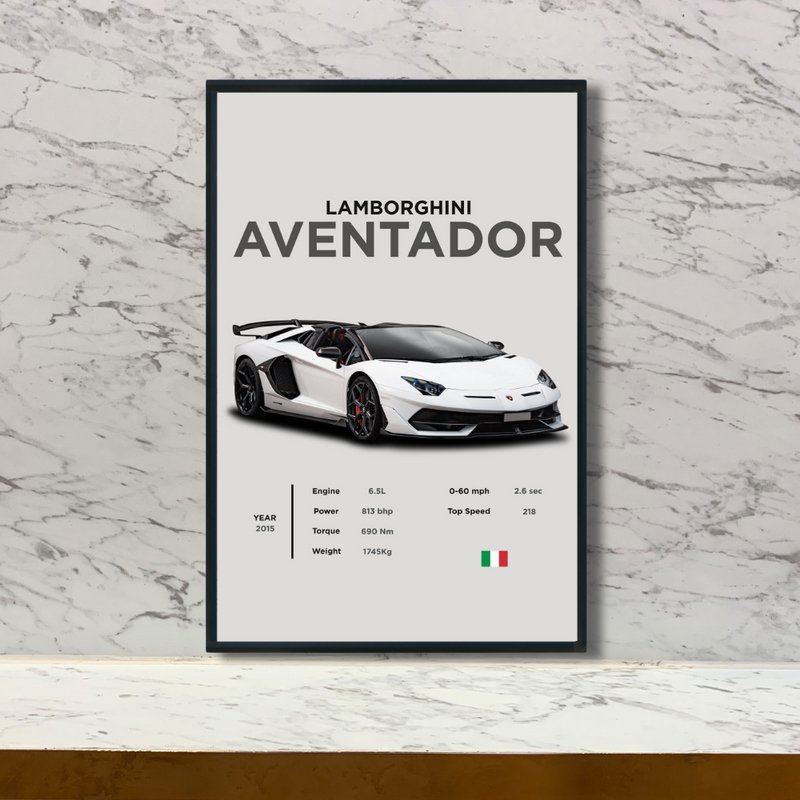 Quadro Premium 2x3 Aventador