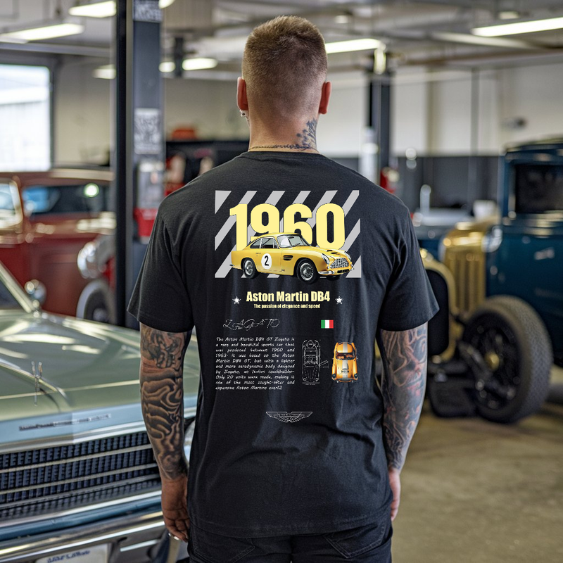 Camiseta Oversized Aston Martin 1960