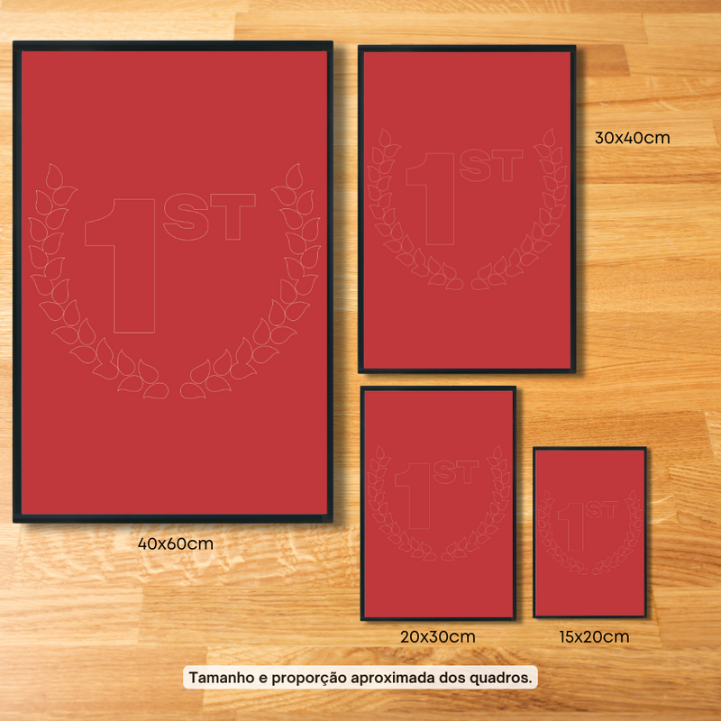 Quadro Premium 2x3 First Red