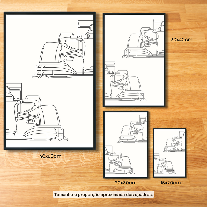 Quadro Premium 2x3 Modern White