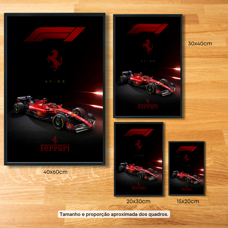 Quadro Premium 2x3 Ferrari F1