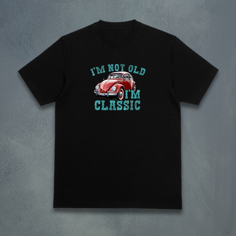 Camiseta Oversized I`m not old i`m classic