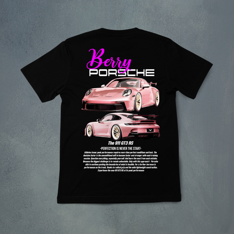 Camiseta Oversized Berry Porsche